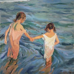 Bambini nel mare