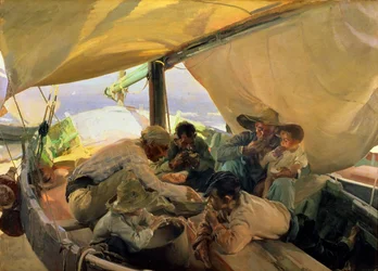 Pranzo sulla barca