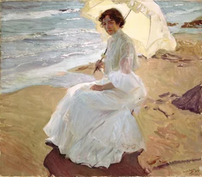 Clotilde sulla spiaggia, 1904