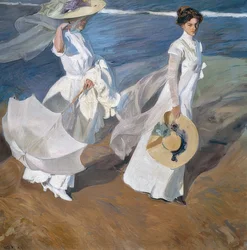 Passeggiata lungo la costa. 1909