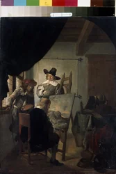 Visita nello studio di un artista in Olanda
