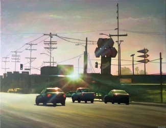 San Fernando Valley 4, 2012 circa (acrilico su pannello)