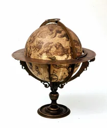 Globo celeste di Jodocus Hondius