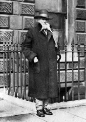 Vecchio Odell, del famoso Savage Club, Adelphi Terrace, Londra, 1926-1927