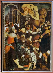 Gesù portacroce (tempera su legno d