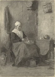 Contadina in interni