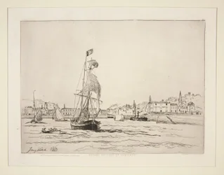 Entrata del porto di Honfleur