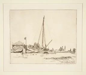 La barca ormeggiata
