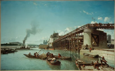 Parigi, ponte sul fiume Senna (Le Pont de l’Estacade)
