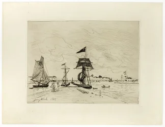 Molo al porto di Honfleur