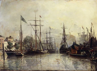 Porto di Rotterdam, 1857