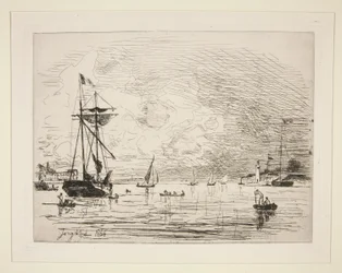 Uscita dal porto di Honfleur