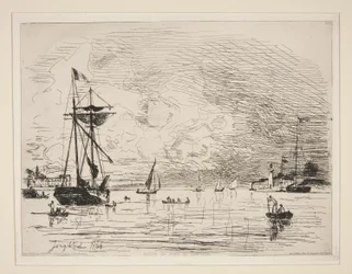 Uscita dal porto di Honfleur