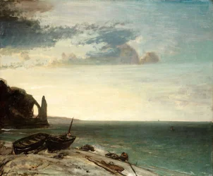 Il mare a Etretat, 1853