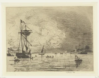 Uscita dal porto di Honfleur (Sortie du port de Honfleur)