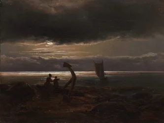 Madre e Bambino al Mare, 1830