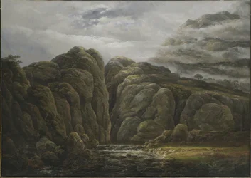 Paesaggio montano norvegese