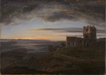 La chiesa in rovina di Avaldsnes a Karmøy