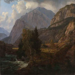Vista sulla valle di Fortundalen