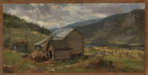 Vista su Hjelle a Valdres