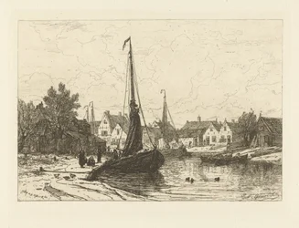Veduta del porto di Spakenburg