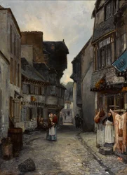 Una strada di Landerneau