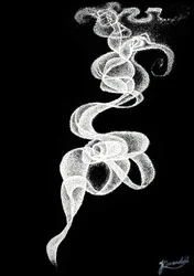 Elegante flusso di fumo