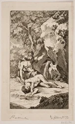 Illustrazione per "La Morte di Abele" di Salomon Gessner, 1764