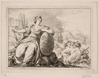 Vignetta per P. H. Mallet: Histoire de Danemarc I, 1758