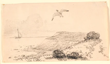 Il gabbiano. Illustrazione per "Fabler for Børn" di Kaalund. Vedi commento dal catalogo delle stampe.