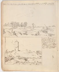 Paesaggio della Zelanda, disegnato a pagina 16 f.o.