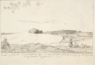 Paesaggio della Selandia. Sullo sfondo Vejrhøj