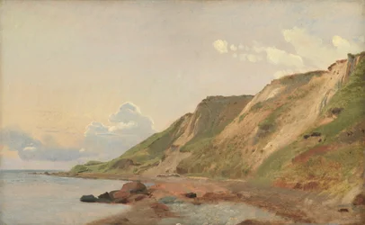 Studio delle scogliere sulla costa sud di Refsnæs