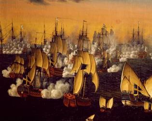 Battaglia di Bjorko, vicino a Stoccolma, di Johan Tietrich Schoultz