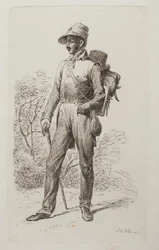 Johann Jacob Kirchner in viaggio a piedi