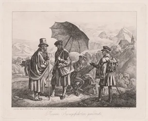 Gli Artisti nel Loro Viaggio, 1819