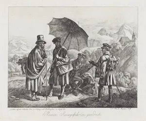 Gli artisti nel loro viaggio, pub. 1819