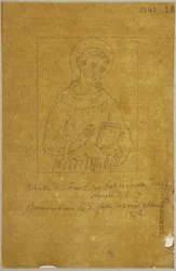 Aus: Sammlung von Umrissen und Durchzeichnungen, Band 2, Blatt 110
