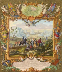 Cattura della Fortezza di Audenarde da parte delle truppe alleate nel 1708, inizio XVIII secolo