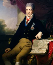 Ritratto di Andrey Razumovsky Kirillovich (1752-1836), diplomatico russo, ambasciatore dello zar a Vienna; ca.1810