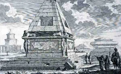 Tombe vicino al Cairo, Egitto, da 