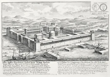 Palazzo di Diocleziano (245-313), Spalato, Jugoslavia, da 