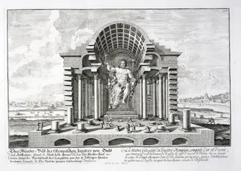 La Statua di Zeus Olimpico di Fidia, tavola 5 da 