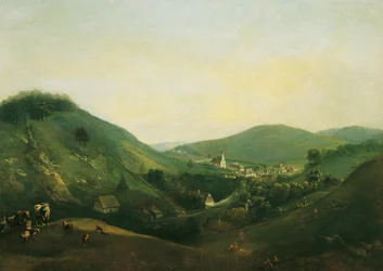 Paesaggio vicino a Kalksburg