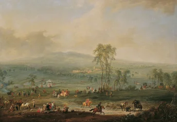 Laxenburg dalla Schneiderau verso Guntramsdorf e Mödling