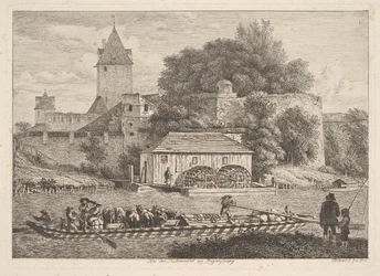 Le mura della città di Regensberg, 1817