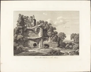 Resti della Biblioteca nella Villa Adriana