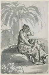 Agar e Ismaele nel deserto
