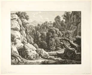 Paesaggio con la Tentazione di Cristo