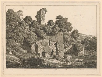 Paesaggio - Rovine della Villa di Ventidio Basso a Tivoli